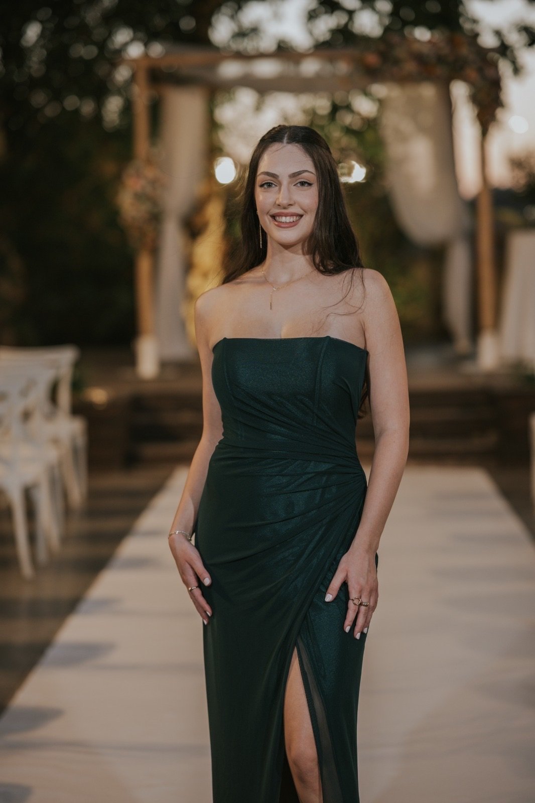 איפור ערב ושמלה מאת ורד אורן חינגה